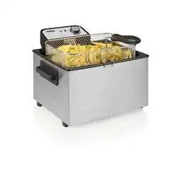 Bol.com Princess Friteuse 184090 - Grote friteuse met 1 mand - 5 Liter - 3270 W - Kijkvenster - Koude zone aanbieding
