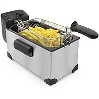Bol.com Tomado TDF3001S - Frituurpan - 3 liter inhoud - 2200 Watt - Koude zone friteuse - RVS aanbieding