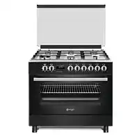 Bol.com Wiggo WO-E969R(BX) Serie 9 - Gasfornuis - Zwart Rvs aanbieding