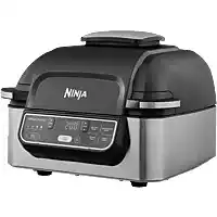 Bol.com Ninja AG301EU - 2-in-1 Grill & Hetelucht Friteuse 5,7 liter - Grijs/Zwart aanbieding