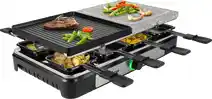 Bol.com Tristar Gourmetset - RA-2747 - 1400W - Bakplaat 8 personen - 5-in-1 steengrill - Incl 8 pannetjes aanbieding