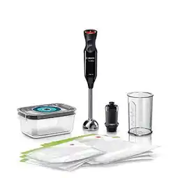 Bol.com Bosch MS6CB61V1 Ergomixx - Staafmixer - 1000W - Inclusief vacuüm-accessoires - Zwart aanbieding