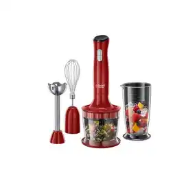 Bol.com Russell Hobbs 24700-56 Desire 3-in-1 Staafmixer - Rood aanbieding