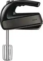 Bol.com BLACK+DECKER handmixer - 2 gardes + 2 deeghaken - 5 snelheden + turbofunctie aanbieding