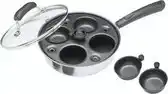 Bol.com KitchenCraft Aluminium Gecoat Koolstofstaal Ei Pan Vier gaten aanbieding