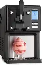 Bol.com Sweet Sundae Eiscrememaschine Kompressor 1,5l Edelstahl schwarz aanbieding