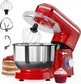 Bol.com Vivid Green 2000W Keukenmachine - Keukenrobot - 6.2L - Keukenmixer - Mixer met Mengkom - Rood aanbieding
