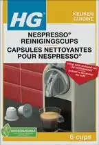 Bol.com HG Nespresso reinigingscups 1st aanbieding