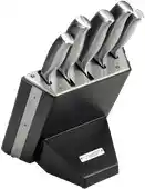 Bol.com Diamant Sabatier Riyouri Messenblok - 5-delig - Zwart Hout/RVS aanbieding