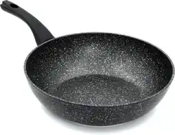 Bol.com Wokpan Ø 28cm - Inductie - Anti-Aanbak - Alle Warmtebronnen - PTFE en PFAS vrij aanbieding