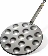Bol.com DeBuyer Mineral B Element Poffertjespan - 27cm - 16 poffertjes aanbieding