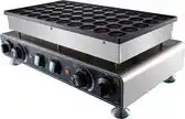 Bol.com Kookpro Professionele Poffertjes Bakplaat 50 dops - Elektrisch - 1700 watt - Poffertjesmaker aanbieding