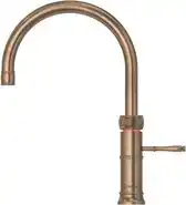 Expert Quooker Classic Fusion Round Messing Patina Kraan aanbieding