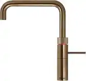 Expert Quooker Fusion Square Messing Patina Kraan Goud aanbieding