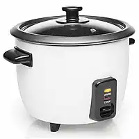 Bol.com Tristar Rijstkoker 0.6L - RK-6117 - 3 personen - Droogkookbeveiliging, warmhoudfunctie - Wit aanbieding