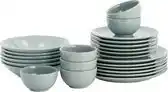 Bol.com Lite-Body Serviesset - Groen Grijs - 6 personen - 24 delig aanbieding