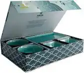 Bol.com Tokyo Design Studio Glassy Turquoise Sushi Servies - 8 delig - 2 persoons aanbieding