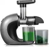 Bol.com KitchenMasters Slowjuicer - Juicer voor groenten en fruit - 700ml - Zwart aanbieding