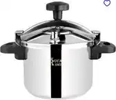 Bol.com Snelkookpan - Edelstaal - RVS - 6 Liter - Geschikt voor inductie - Ø 22 cm aanbieding