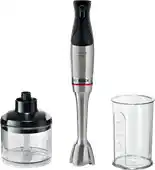 Bol.com Bosch Serie 6 MSM6M820 blender Staafmixer 1200 W Zwart, Roestvrijstaal aanbieding