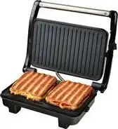 Bol.com COOK-IT Tosti Apparaat - Instelbare Temperatuur - Vergrendelende Clip - Tosti IJzer - Contact Grill aanbieding