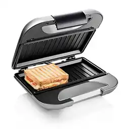 Bol.com Princess 127003 Sandwichmaker Deluxe – Tosti apparaat voor 2 tosti’s – Grillplaten - Zilver aanbieding