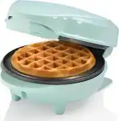 Bol.com Bestron Wafelijzer - AMW500M - 550W - Mini wafel - Anti aanbaklaag - Blauw aanbieding
