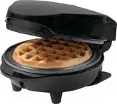 Bol.com Bestron Wafelijzer - AMW500Z - 550W - Mini wafel - Anti aanbaklaag - Zwart aanbieding