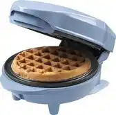 Bol.com Bestron Wafelijzer - AMW500B - 550W - Mini wafel - Anti aanbaklaag - Blauw aanbieding