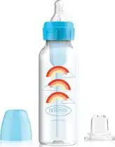 Bol.com Dr. Brown’s Bottle to Sippy Starter Kit Babyfles - Smalle halsfles - 250 ml - Blauw aanbieding