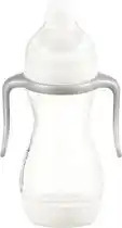 Bol.com Difrax Papfles S-babyfles - 310 ml - Anti Koliek - Wit - 1 Stuk aanbieding