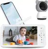 Bol.com Lakoo Kitty Babyfoon - met Camera én App - Wifi Baby Monitor - 5 inch monitor aanbieding