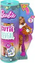 Bol.com Barbie Cutie Reveal Jungle - Barbiepop - Tijger met verrassingsaccessoires aanbieding