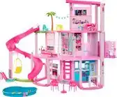 Bol.com Barbie Droomhuis Poppenhuis – 114 cm Hoog - Met Glijbaan en 75+ Accessoires aanbieding