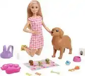 Bol.com Barbie met Hond en Puppy's - Barbiepop aanbieding