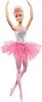 Bol.com Barbie Dreamtopia - Barbiepop - Blonde ballerina met twinkelende lichten aanbieding
