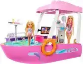 Bol.com Barbie Droomboot - Speelset met barbie meubels en glijbaan aanbieding