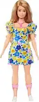 Bol.com Barbie Fashionistas - Bloemenjurk - Barbiepop met Syndroom van Down aanbieding