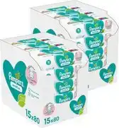 Bol.com Pampers Sensitive Billendoekjes 30x80 - 2400 doekjes aanbieding