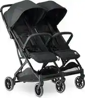 Bol.com Deryan Luxe Rolo X2 Dubbele Buggy - Duo Buggy - Zwart aanbieding