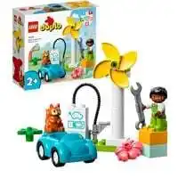 Bol.com LEGO DUPLO Stad Windmolen en Elektrische Auto Set - 10985 aanbieding
