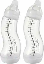 Bol.com Difrax Baby fles Small - 250 ml - 2 Stuks aanbieding