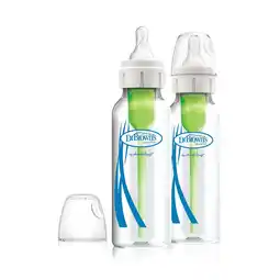 Bol.com Dr. Brown's Options+ Anti-Colic Babyfles - Smalle halsfles - Glas - 250ml - 2 stuks aanbieding