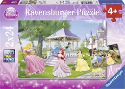 Bol.com Ravensburger puzzel Disney Princess Betoverende prinsessen - 2x24 stukjes - kinderpuzzel aanbieding