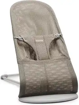Bol.com BabyBjörn Wipstoel Bliss - Mesh - Grijs-beige - Ergonomisch - Verstelbaar - Inklapbaar aanbieding