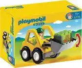 Bol.com PLAYMOBIL 1.2.3 Graafmachine met werkman - 6775 aanbieding
