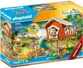 Bol.com PLAYMOBIL Family Fun Avonturen boomhut met glijbaan - 71001 aanbieding
