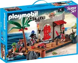 Bol.com Playmobil SuperSet Piratenfort - 6146 aanbieding