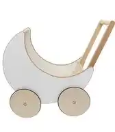 Bol.com Rijoka Houten Poppenwagen Loopwagen - Vanaf 1 jaar - MDF Gecertificeerd aanbieding