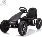 Bol.com Mercedes GoKart voor Kinderen - Skelter - Verstelbaar Zitje - 3 tot 7 jaar - Zwart aanbieding